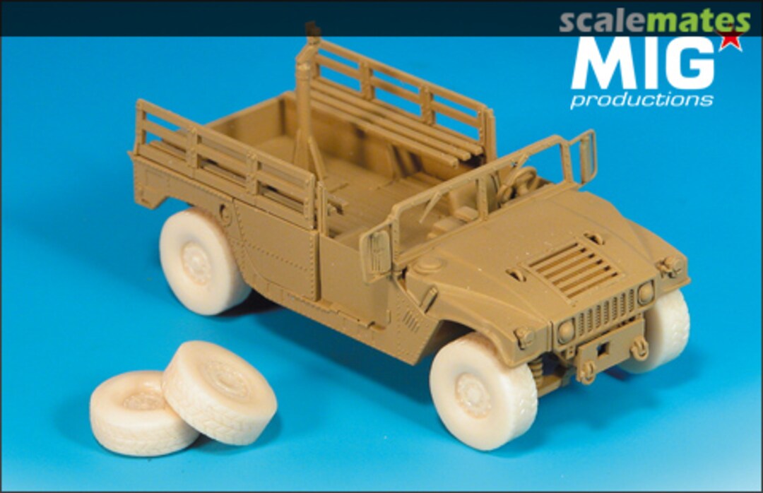 Boxart HUMVEE WHEELS (Agressive Pattern) MP 72-089 MIG Productions Boxart HUMVEE WHEELS (Agressive Pattern) MP 72-089 MIG Productions