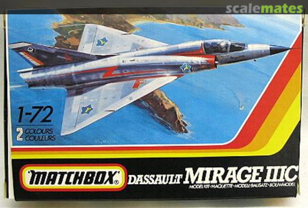 Boxart Dassault Mirage IIIC PK-20 Matchbox Boxart Dassault Mirage IIIC PK-20 Matchbox