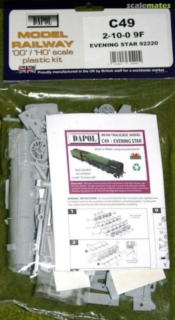 Boxart 2-10-0 9F "Evening Star" 92220 C49 Dapol