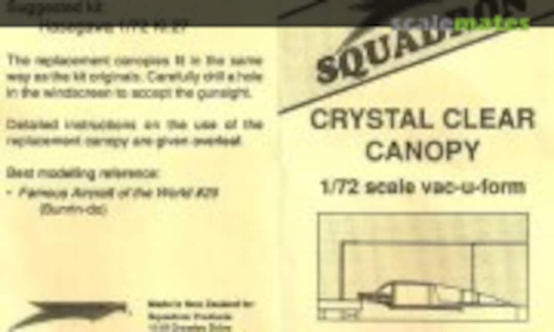 1:72 Canopy - Ki-27 Nate (Squadron 9130) 9130