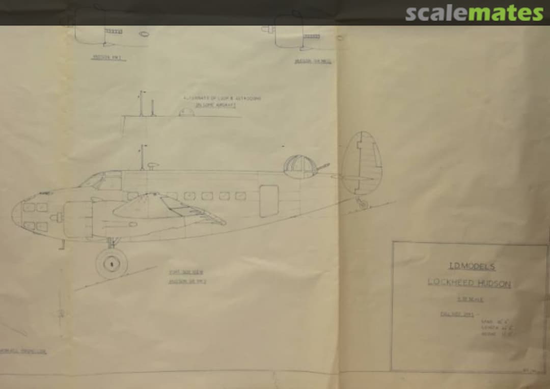 Boxart Lockheed Hudson 43 ID Models Boxart Lockheed Hudson 43 ID Models
