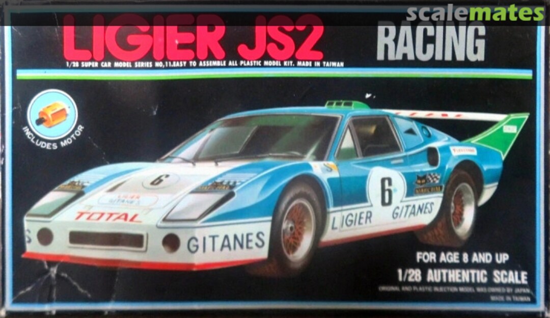Boxart Ligier JS2 Racing TK-8811 Blue Tank Boxart Ligier JS2 Racing TK-8811 Blue Tank