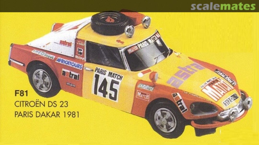 Boxart Citroën DS 23 [312 CWJ 75] "astral" CCC F81 Chat C'Est Chouette