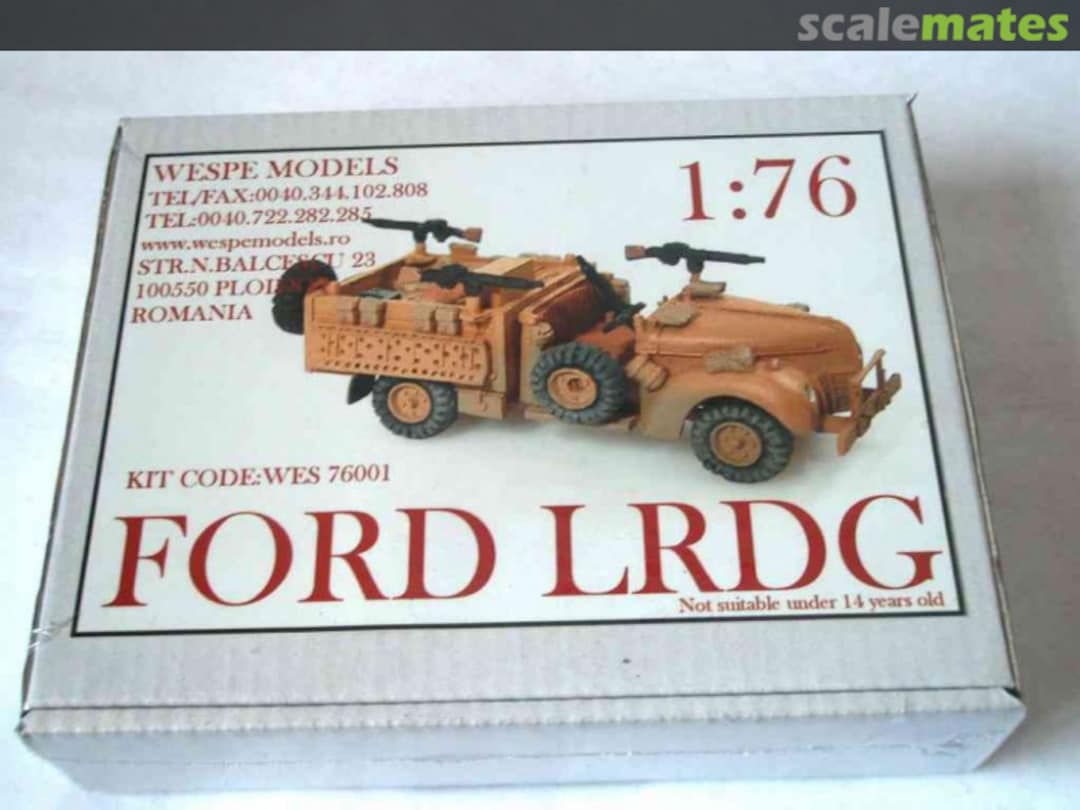 Boxart Ford LRDG WES 76001 Wespe Models