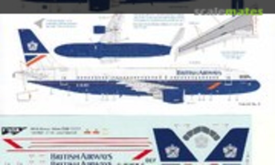 1:144 British Airways Airbus A320-111/211 (F-DCAL FDS14007) FDS14007