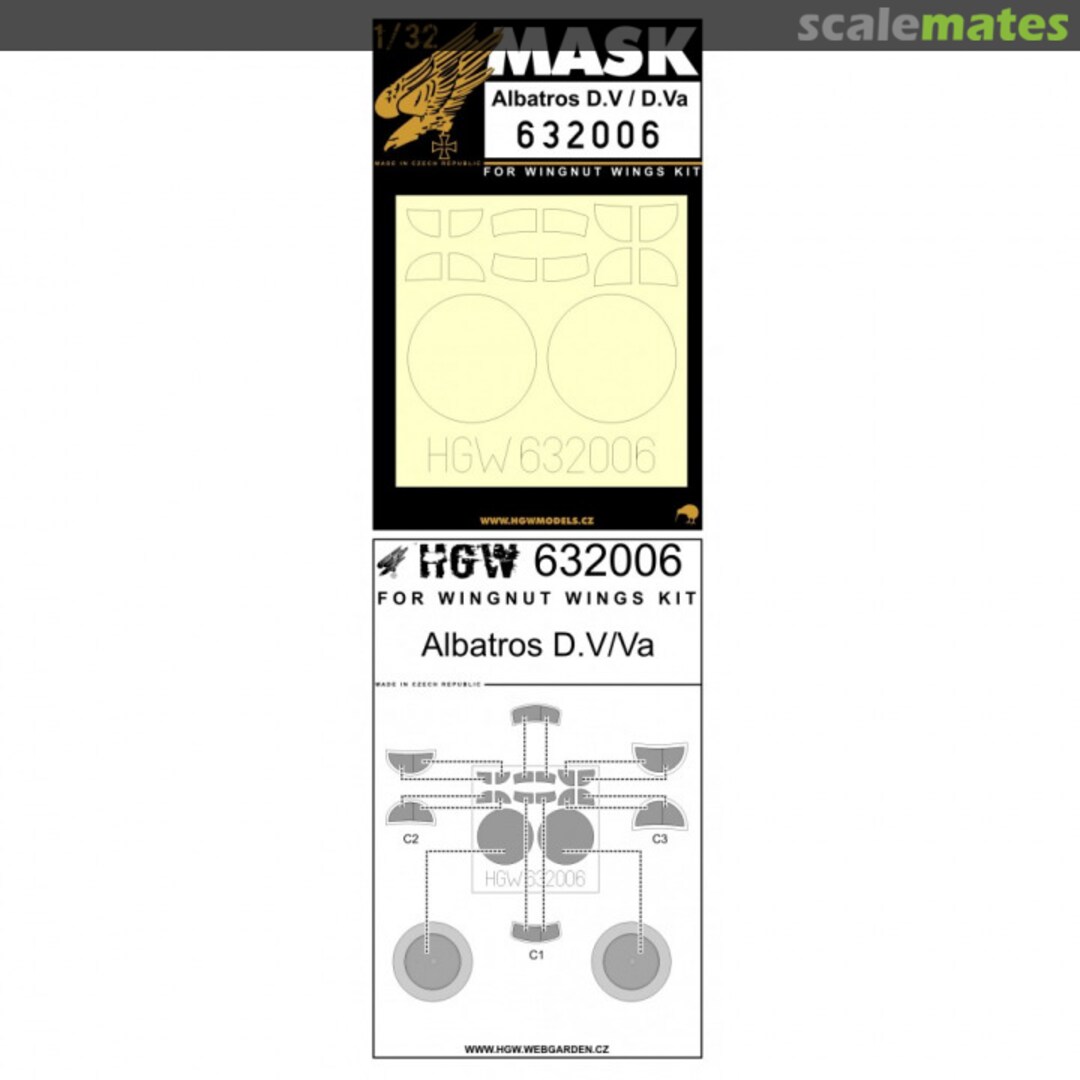 Boxart Albatros - Seatbelts WNW/Roden 1/32 632006 HGW Models Boxart Albatros - Seatbelts WNW/Roden 1/32 632006 HGW Models