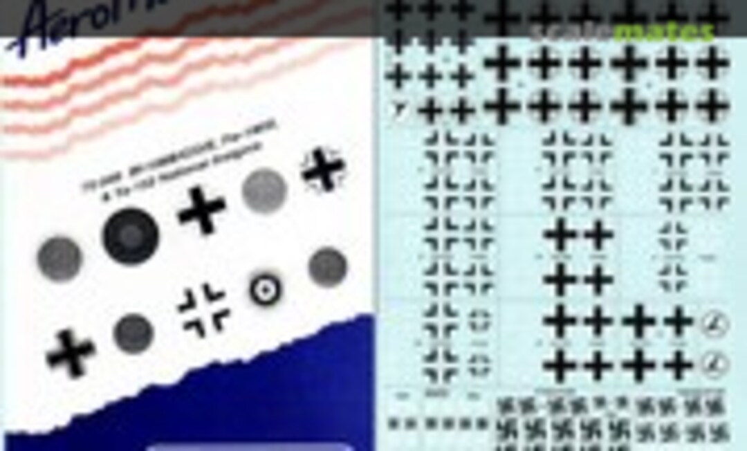 1:72 Bf 109 B/C/D/E, Fw 190 D & Ta 152 National Insignias (AeroMaster 72-049) 72-049