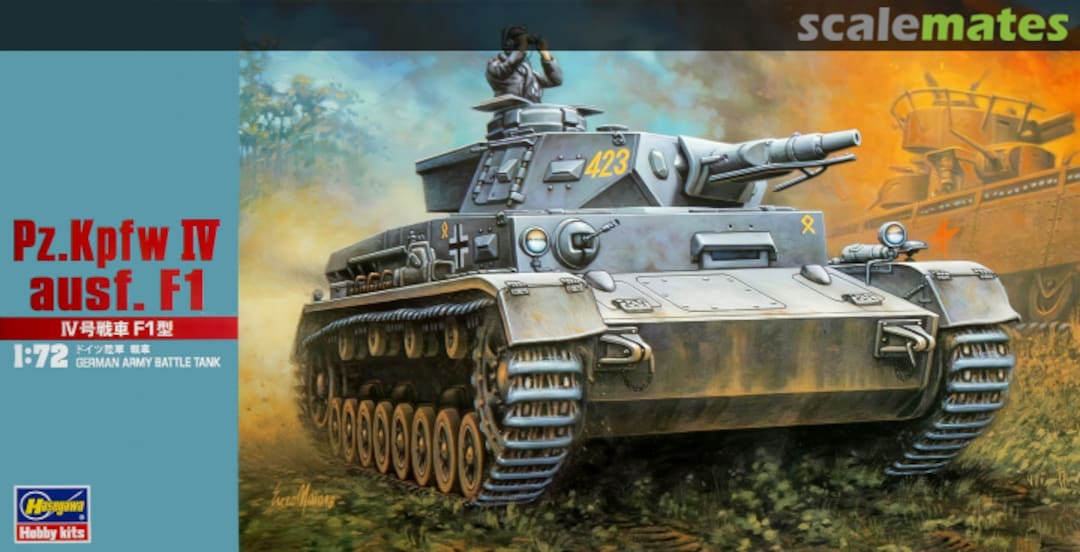 Boxart Pz.Kpfw IV Ausf. F1 31141 Hasegawa Boxart Pz.Kpfw IV Ausf. F1 31141 Hasegawa