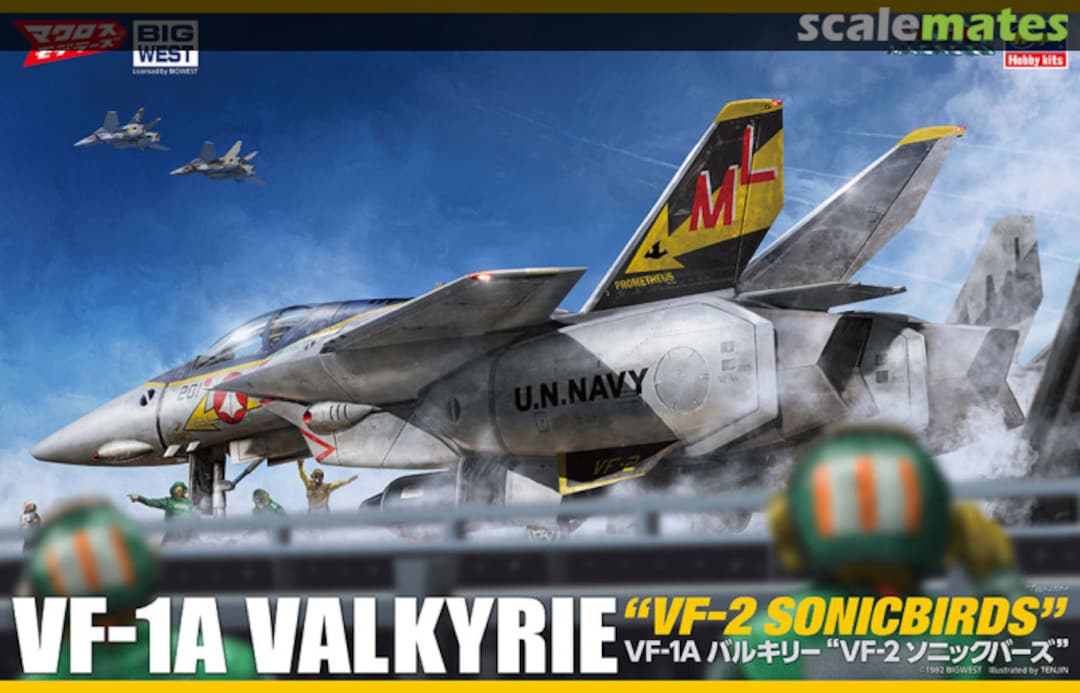Boxart VF-1A Valkyrie "VF-2 Sonicbirds" 65875 Hasegawa