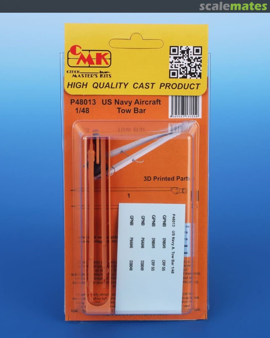 Boxart US Navy Aircraft Tow Bar P48013 CMK Boxart US Navy Aircraft Tow Bar P48013 CMK