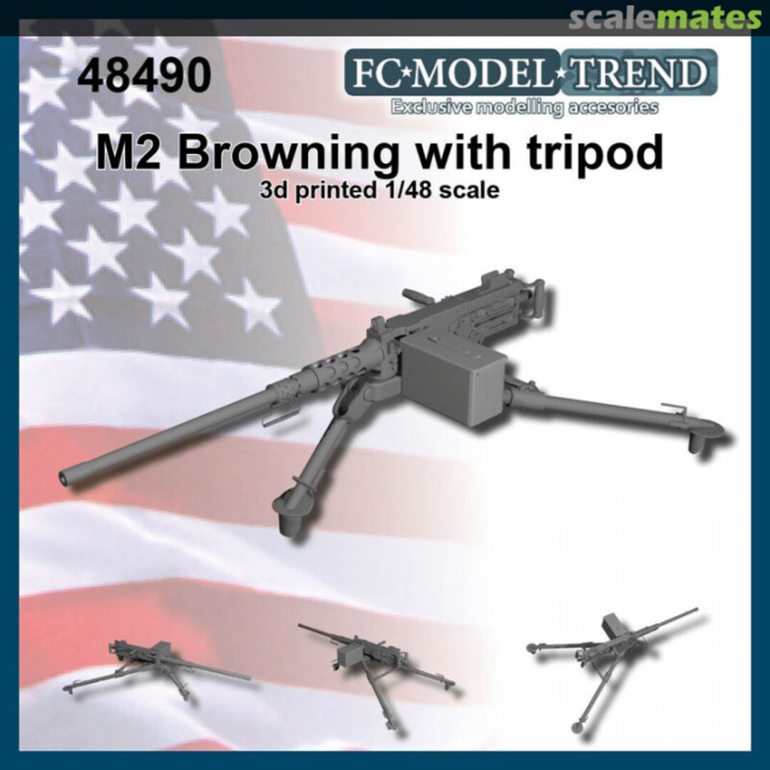 Boxart M2 Browning with tripod 48490 FC Model Trend Boxart M2 Browning with tripod 48490 FC Model Trend