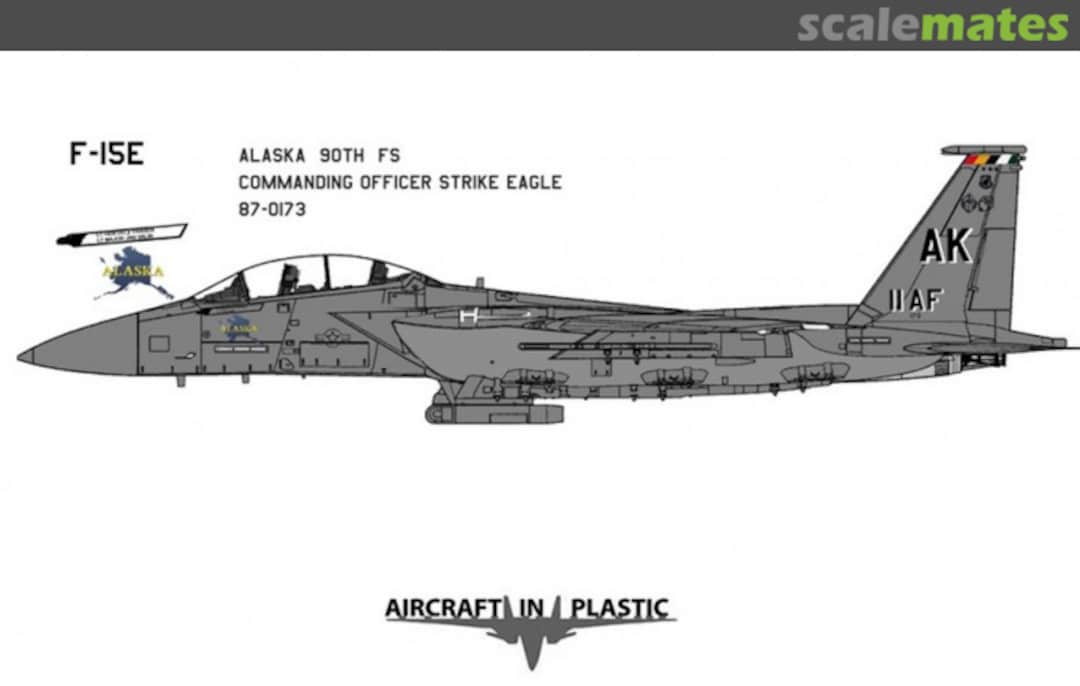 Boxart F-15E USAF Alaska 90 FS AIPD-66 Aircraft in Plastic Boxart F-15E USAF Alaska 90 FS AIPD-66 Aircraft in Plastic