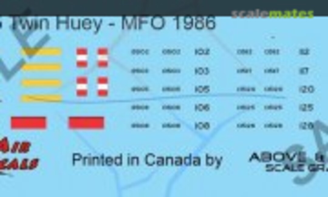 1:72 Bell CH-135 Twin Huey (Above & Below Graphics 324) 324
