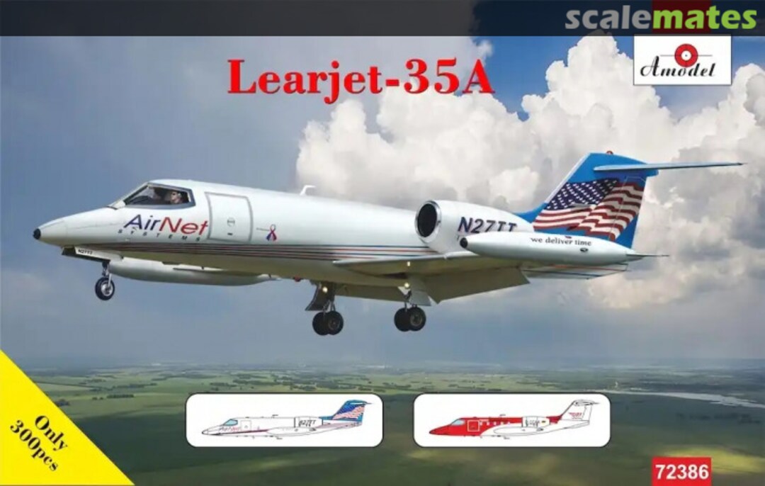 Boxart Bombardier Learjet 35A 72386 Amodel Boxart Bombardier Learjet 35A 72386 Amodel