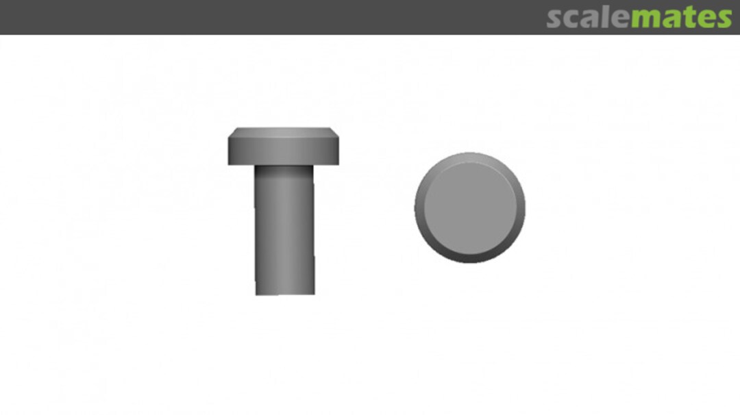 Boxart Flat Head Rivet (100 pcs) T065-10 Firma49