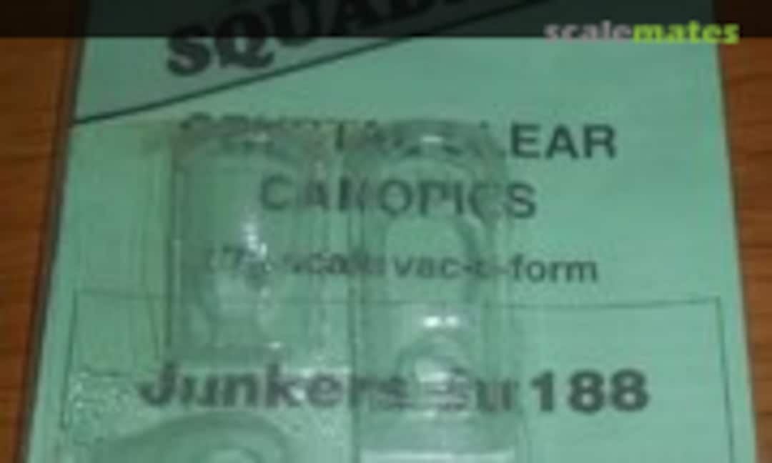 1:72 Canopy - Junkers Ju 188 (Squadron 9170) 9170