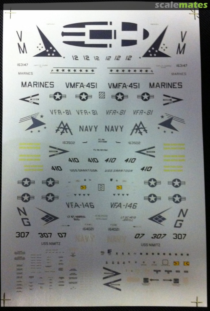 Boxart F/A-18 A/C Hornets 72-632 SuperScale International Boxart F/A-18 A/C Hornets 72-632 SuperScale International