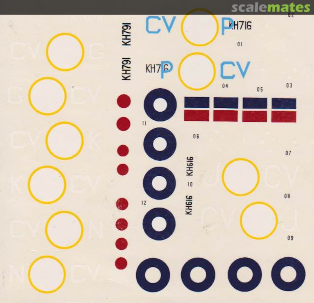 Boxart Mustangs A72003 Aussie Decals Boxart Mustangs A72003 Aussie Decals