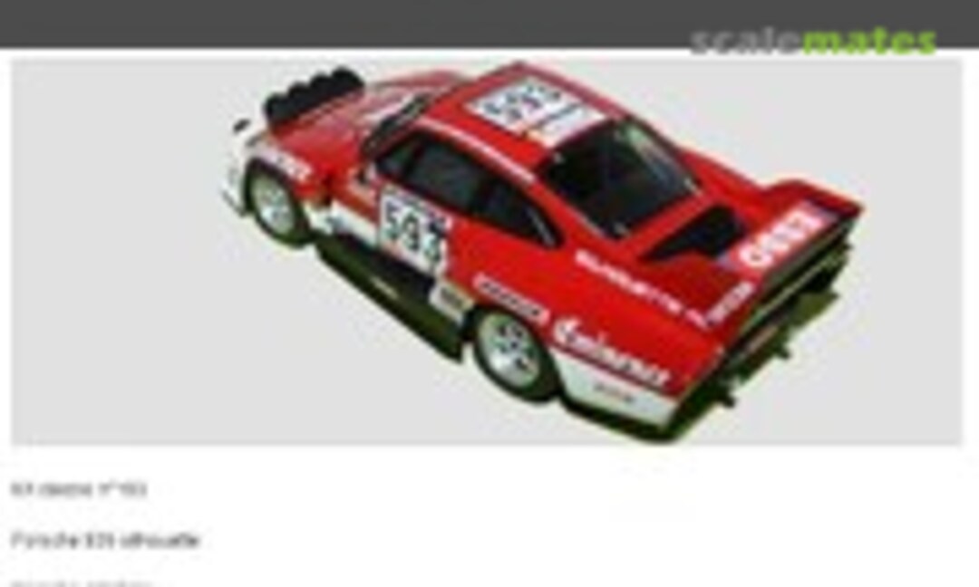 Porsche 935 Silhouette [3181 RD 34] &quot;Almeras&quot; (Provence Miniatures Automobiles K193)