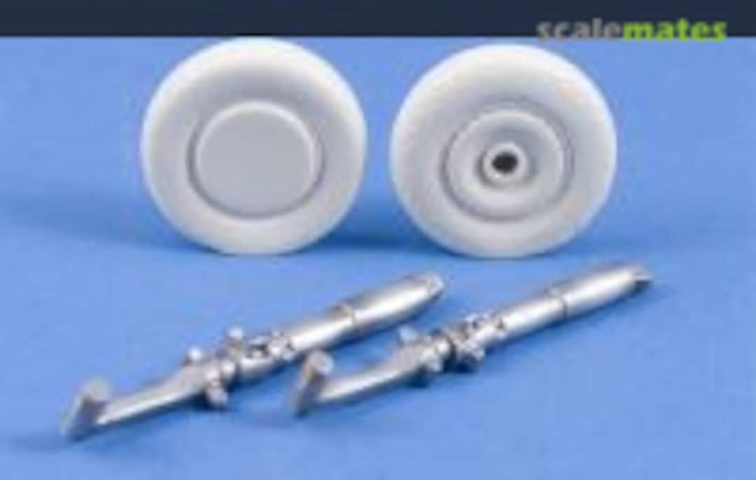 Boxart P-47D Thunderbolt Undercarriage Set (Dish Hubs) MST32020 MasterCasters