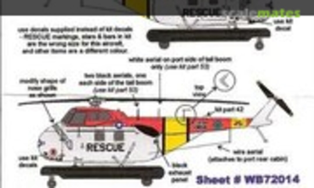 1:72 Sikorsky SH-19A Chickasaw (Whirlybits WB72014) WB72014