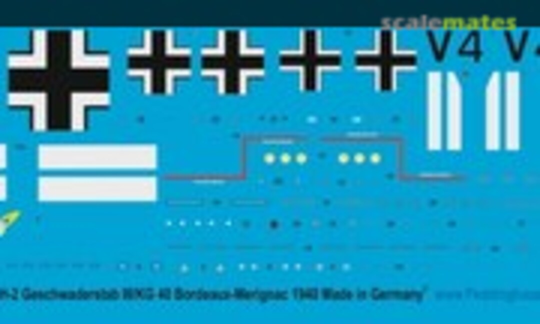 1:72 He 111 H-2 Geschwaderstab III/KG 40 Bordeaux-Merignac 1940-42 (Peddinghaus-Decals 72 3191) 72 3191