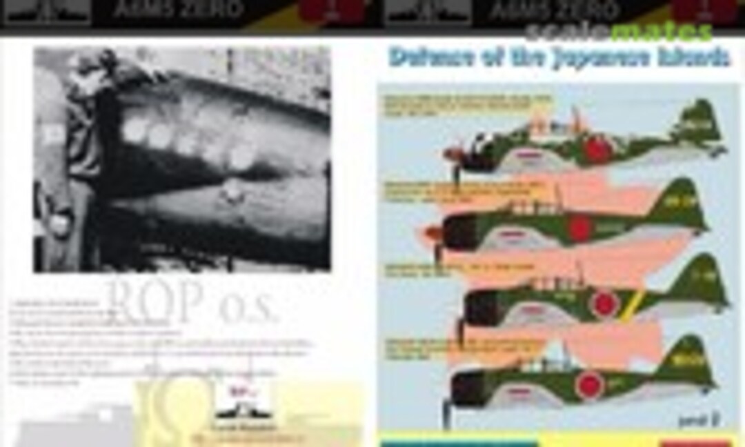 1:72 MITSUBISHI A6M5 ZERO MODEL 52 - DEFENSE OF THE JAPANESE ISLANDS (ROP o.s. MNFDL72013) MNFDL72013