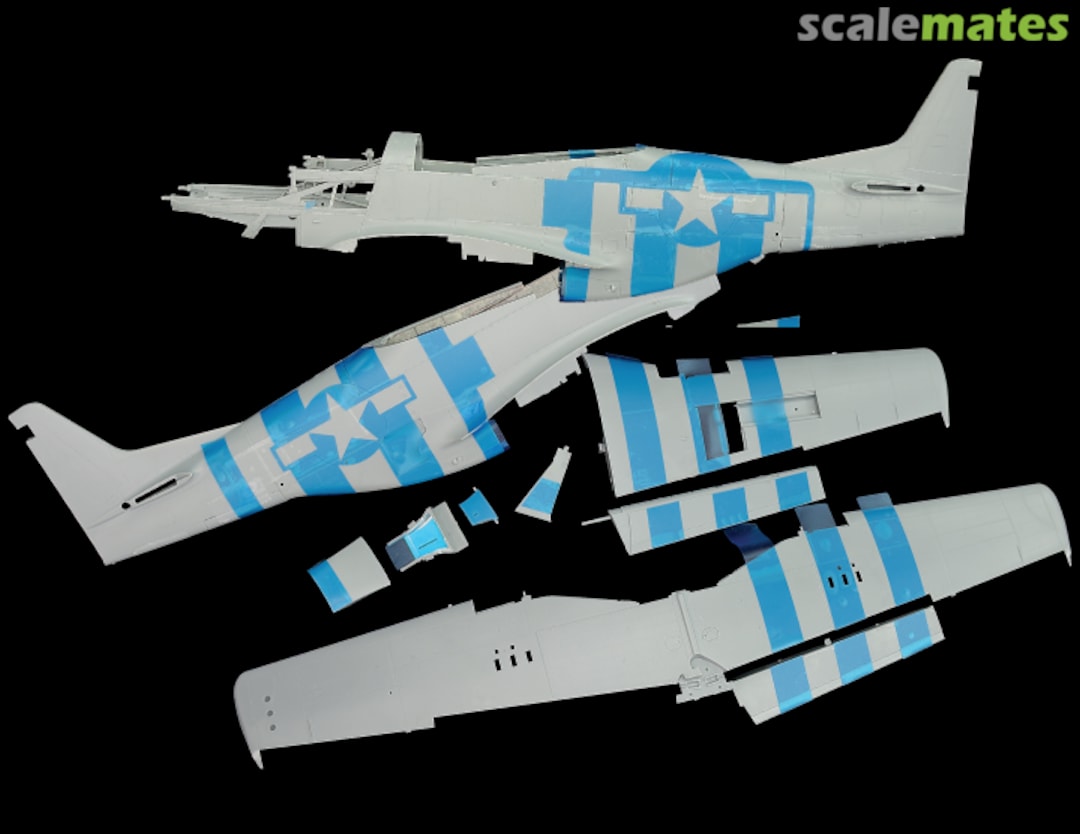 Boxart P-51D Invasion Stripe Masks HAD32040 Hawaiian Air Depot Boxart P-51D Invasion Stripe Masks HAD32040 Hawaiian Air Depot