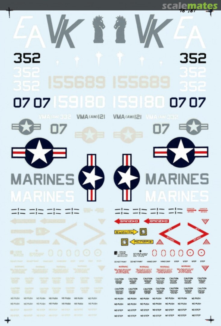 Boxart Low Vis A-6's (USMC) 48-187 Microscale Boxart Low Vis A-6's (USMC) 48-187 Microscale