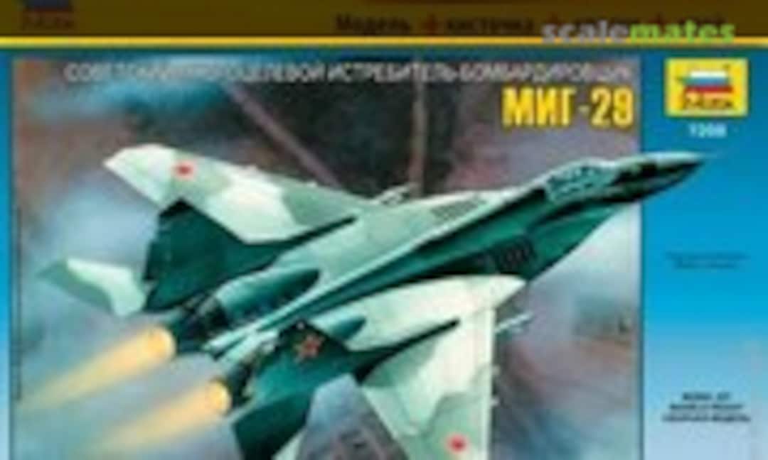 1:72 Советский многоцелевой истребитель-бомбардировщик МиГ-29 (Zvezda 7208 set)