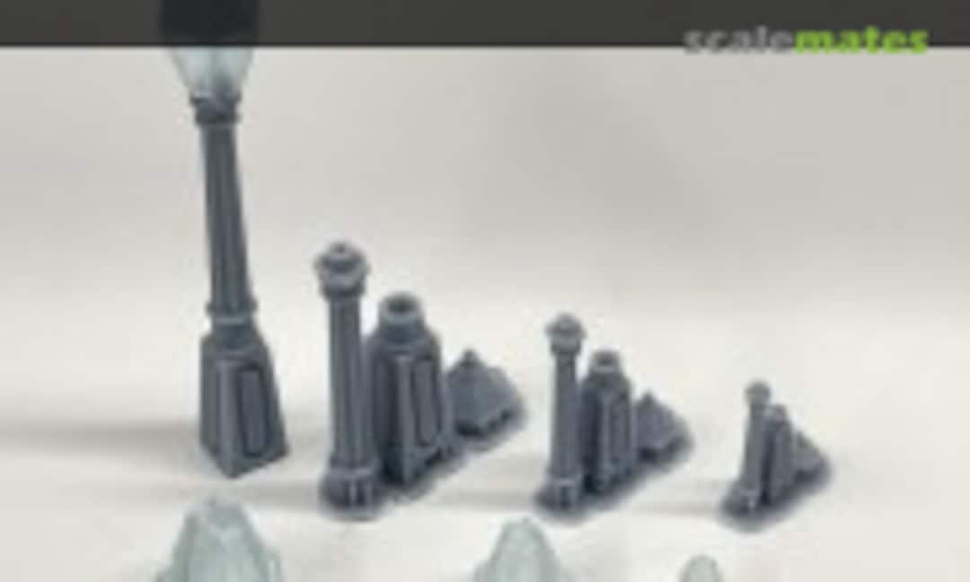 1:72 3m lamp with transparent shade (EMP3d 72120201) 72120201