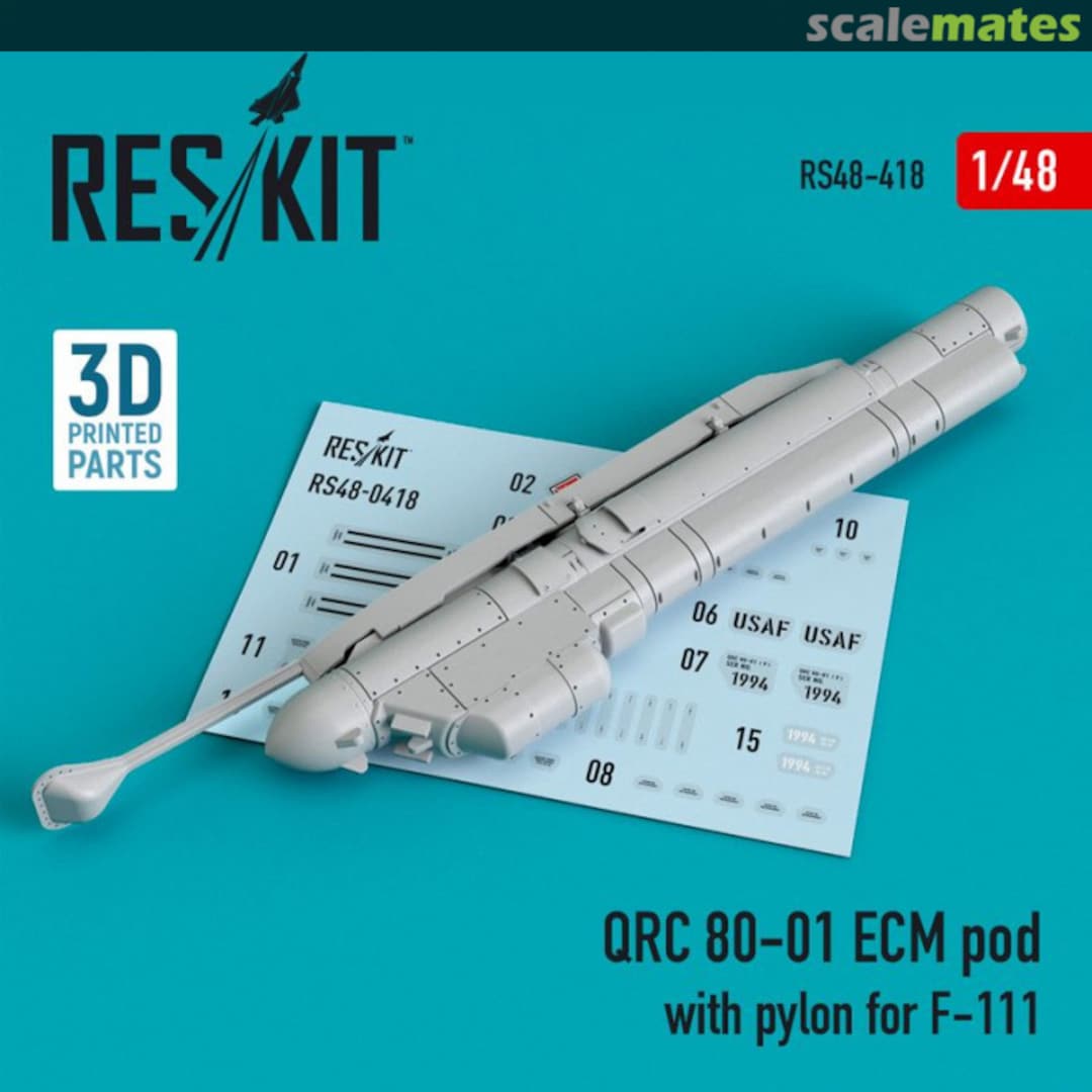Boxart QRC 80-01 ECM Pod w/ Pylon RS48-418 ResKit
