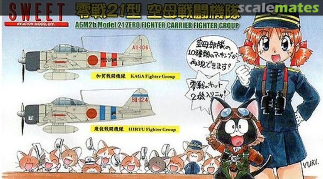 Boxart Zero Fighter A6M2b Model 21 14129 Sweet