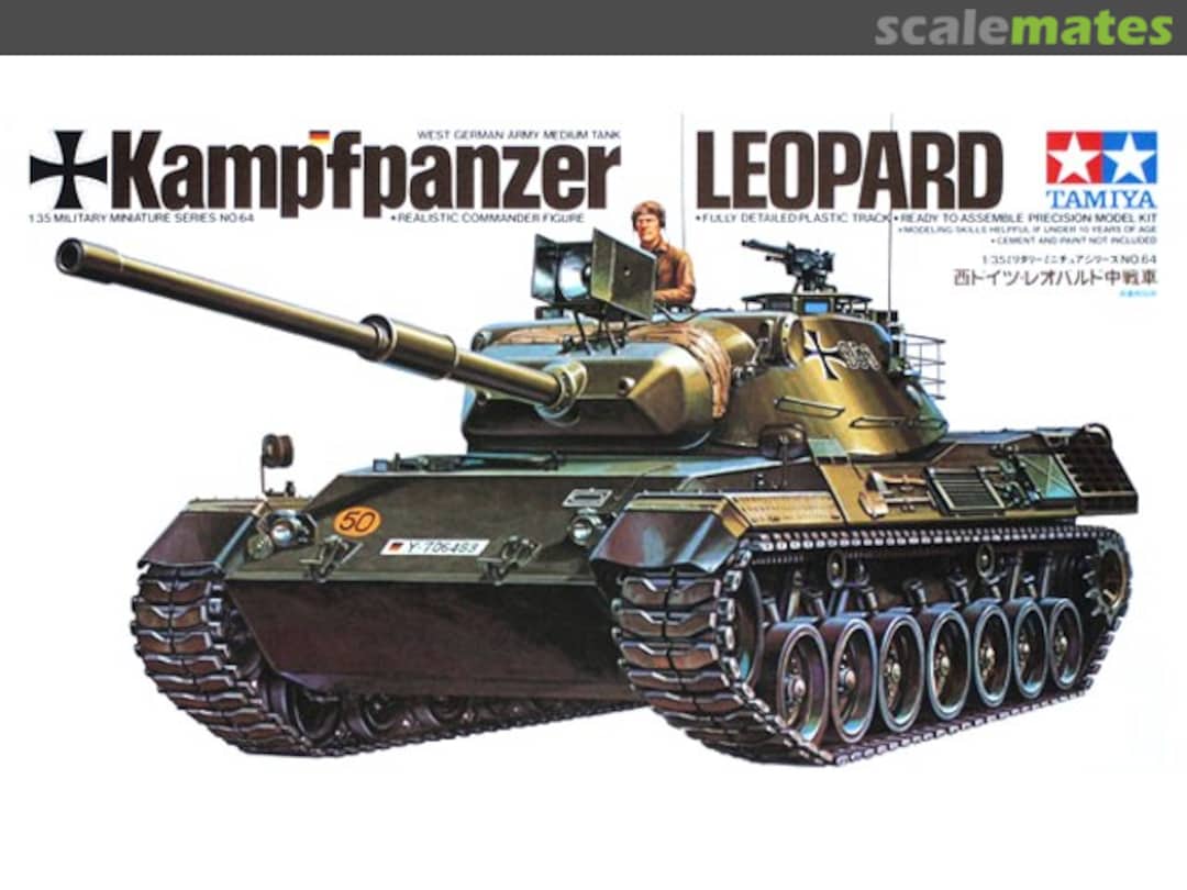 Boxart Kampfpanzer Leopard MM164 Tamiya Boxart Kampfpanzer Leopard MM164 Tamiya