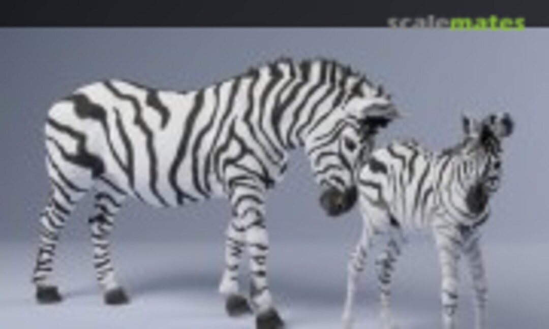 1:35 Plains Zebra - Mare with Foal (EMP3d 35130251) 35130251