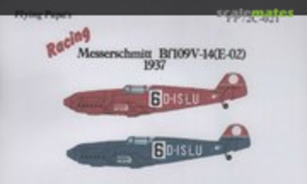 1:72 Messerschmitt Bf 109 V-14 (E-02) (Flying Papa's Decals FP72C-021) FP72C-021