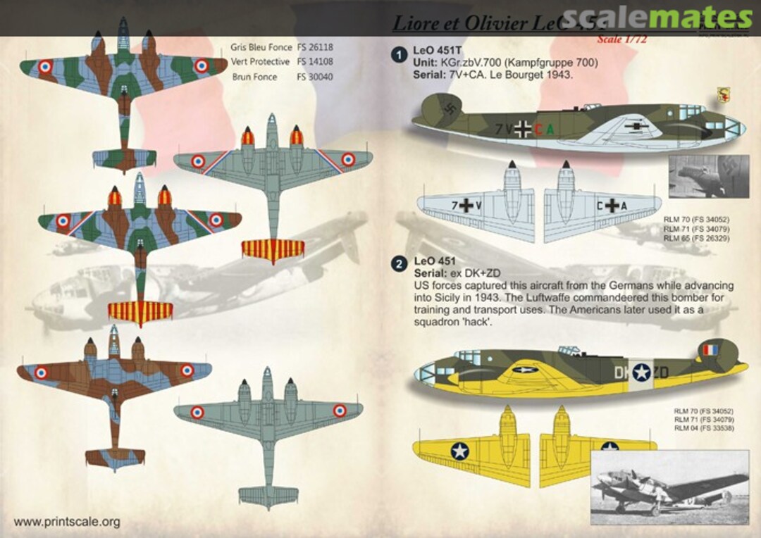 Boxart Liore et Olivier LeO 451 72-221 Print Scale
