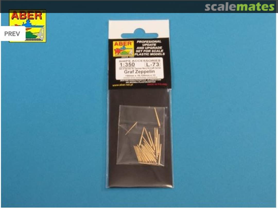 Boxart Barrels Set for German Navy Aircraft Carrier Graf Zeppelin 350L73 Aber Boxart Barrels Set for German Navy Aircraft Carrier Graf Zeppelin 350L73 Aber