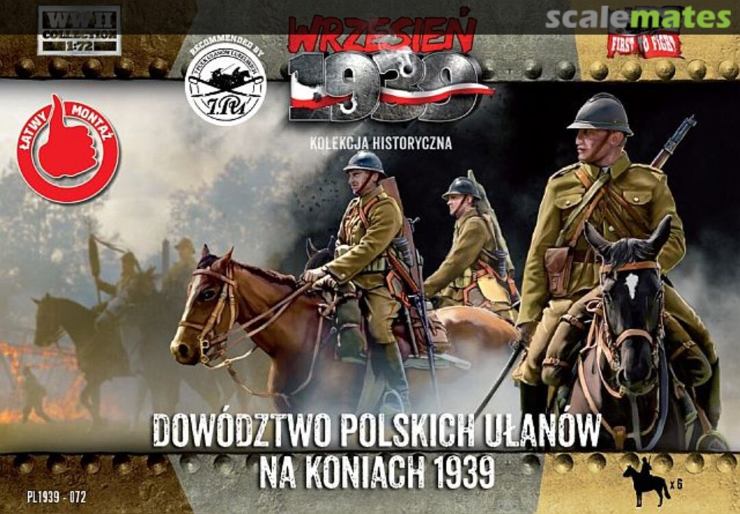 Boxart Polish Uhlans Command on Horses 1939 PL1939-072 First to Fight