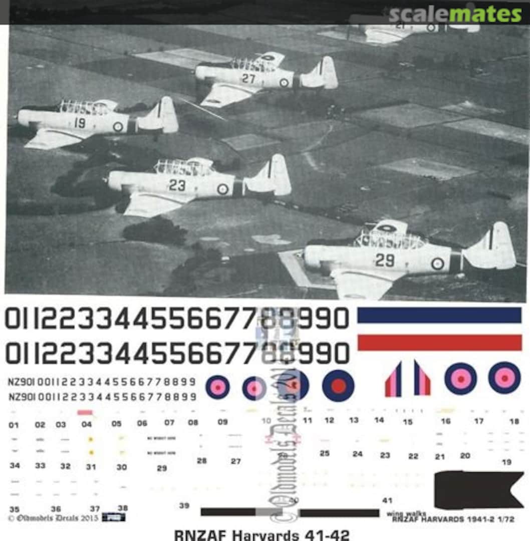 Boxart RNZAF Harvards 1941-42 OMD0795 Oldmodels Decals Boxart RNZAF Harvards 1941-42 OMD0795 Oldmodels Decals