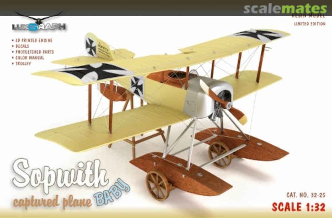 Boxart Sopwith Baby 32-025 Lukgraph Boxart Sopwith Baby 32-025 Lukgraph