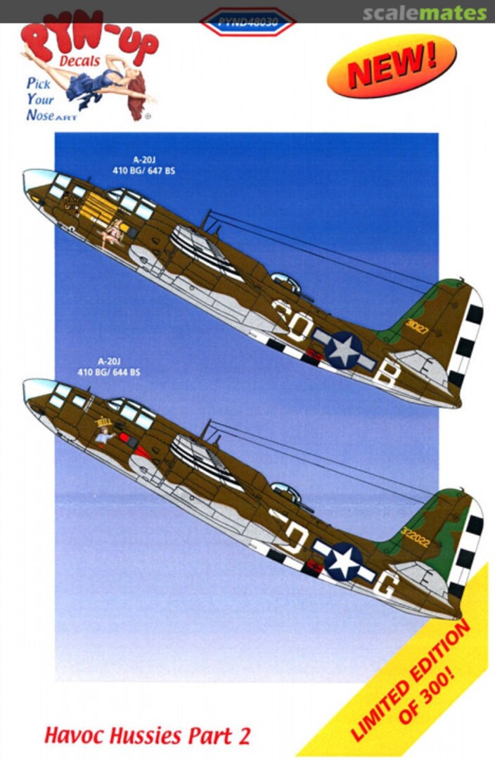 Boxart Havoc Hussies Part 2 PYND48030 Pyn-Up Decals Boxart Havoc Hussies Part 2 PYND48030 Pyn-Up Decals