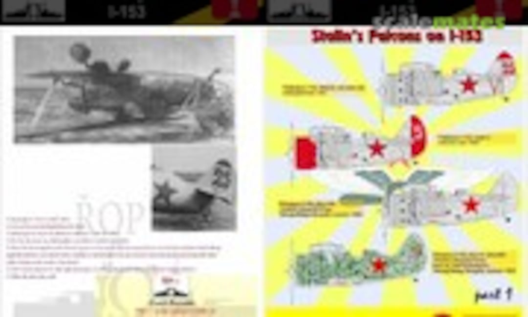 1:72 POLIKARPOV I-153 - STALIN'S FALCONS ON I-153 (ROP o.s. MNFDL72016) MNFDL72016