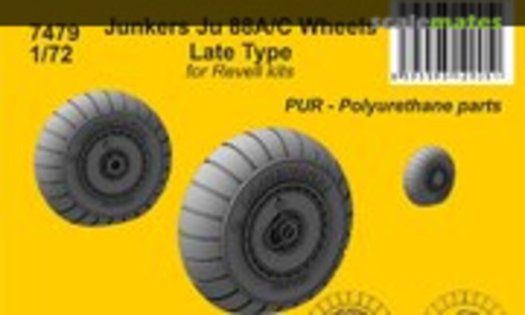 1:72 Junkers Ju 88A/C Wheels Late Type (CMK 7479) 7479
