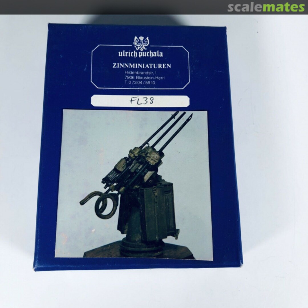 Boxart Flak MG 151/20 (Drilling) FL38 Ulrich Puchala Zinnminiaturen Boxart Flak MG 151/20 (Drilling) FL38 Ulrich Puchala Zinnminiaturen