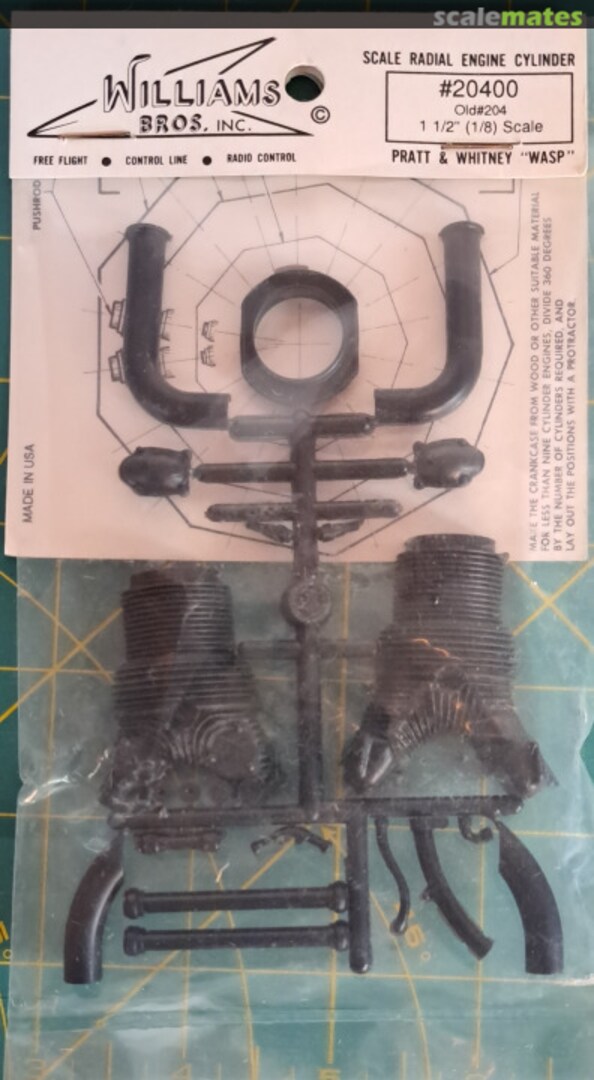 Boxart Pratt & Whitney "Wasp" 20400 Williams Brothers