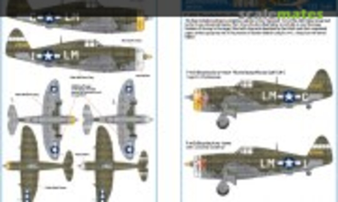 1:32 P-47D Thunderbolts of Hub Zemke's 56th Fighter Group Set 1 (Kits-World KW132164) KW132164