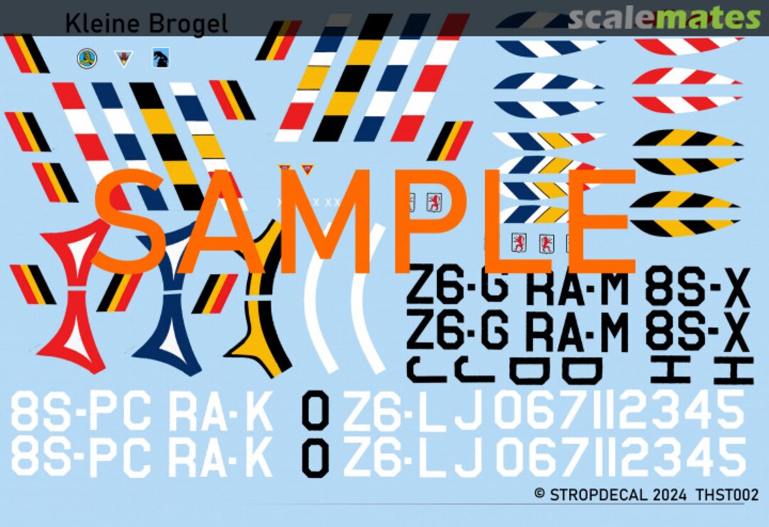 Boxart Thunderstreak KB STR002 Stropdecal Boxart Thunderstreak KB STR002 Stropdecal