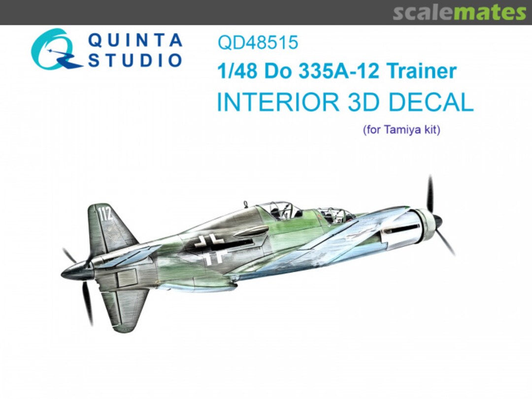 Boxart Do 335A-12 Trainer interior 3D decals QD48515 Quinta Studio Boxart Do 335A-12 Trainer interior 3D decals QD48515 Quinta Studio