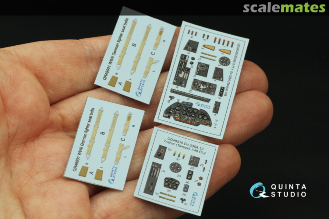 Contents Do 335A-12 Trainer interior 3D decals QD48515 Quinta Studio Contents Do 335A-12 Trainer interior 3D decals QD48515 Quinta Studio